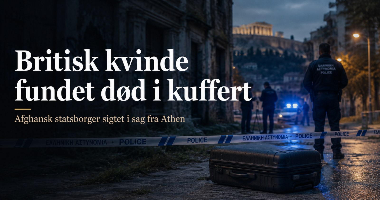 Afghansk statsborger sigtet